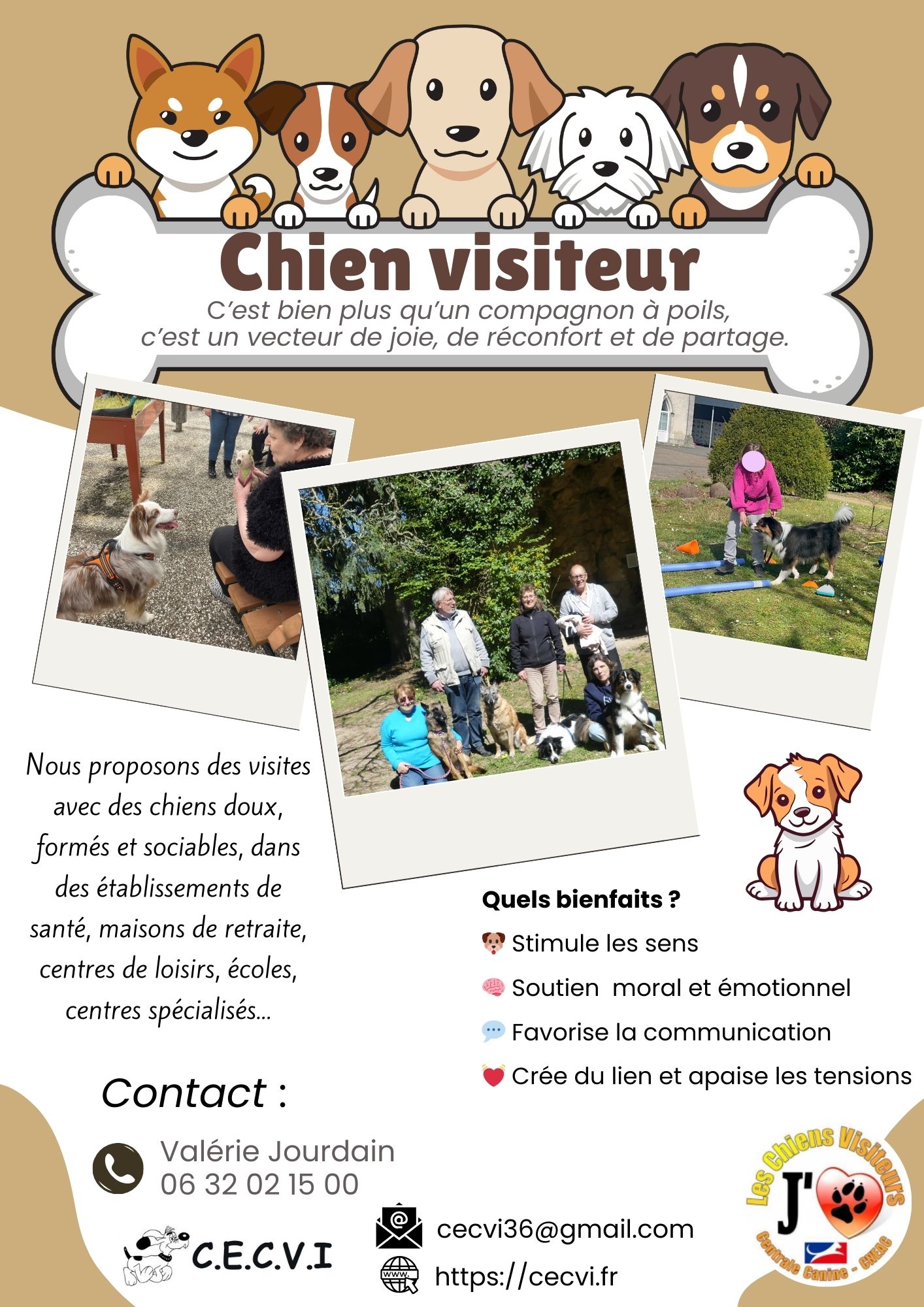 Flyer chien visiteur